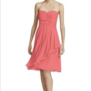 David’s Bridal Crinkle Chiffon Bridesmaid Dress